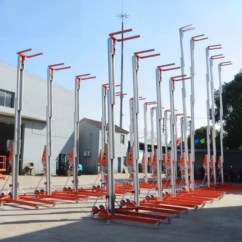 Scissor Lift Table Hydraulic - Aluminum Alloy Manual Lifting Platform Small