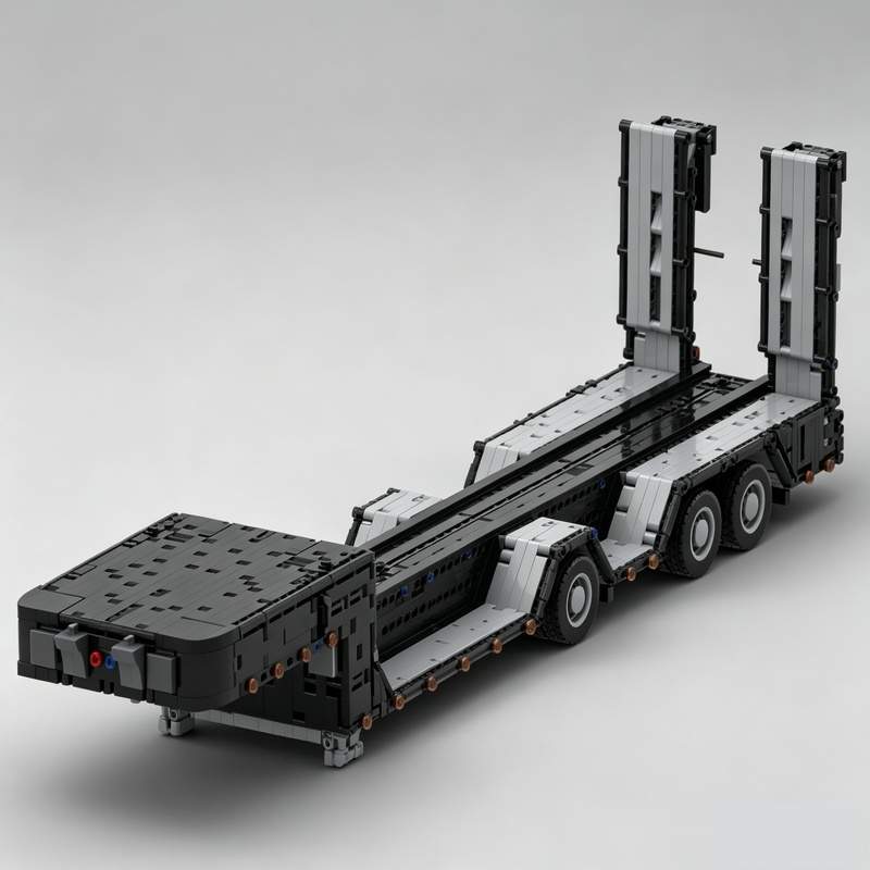 Heavy Equipment Certification - 3931Parts Lowboy Trailer Heavy Equipment Transport