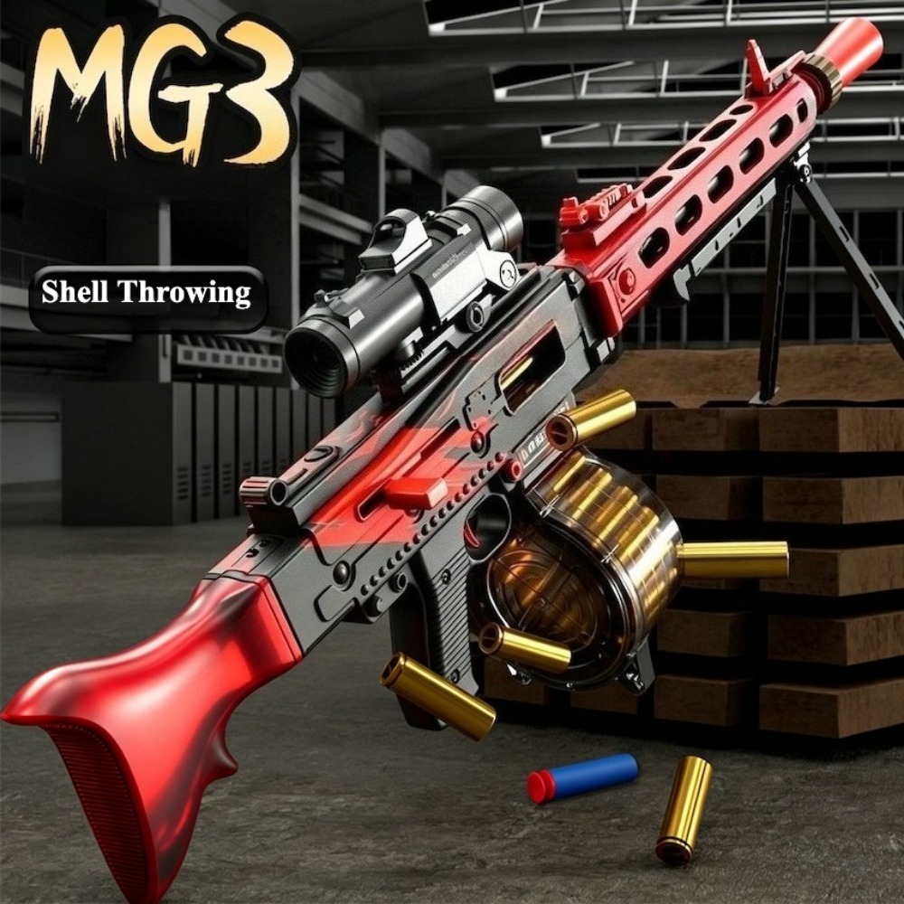 Heavy Equipment Certification - MG3 Shell Ejecting Soft Bullet Toy