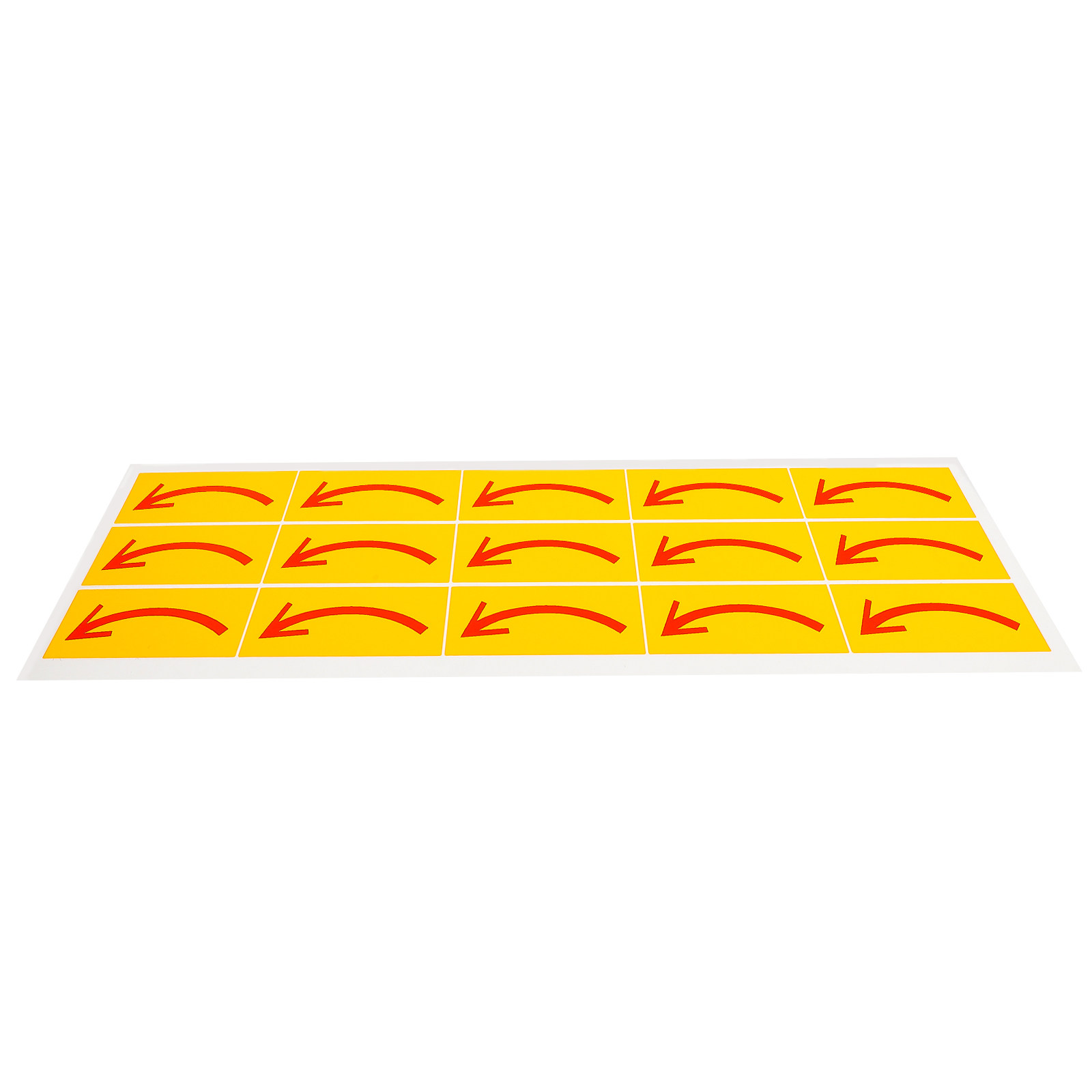 Heavy Equipment Sign - 15Pcs Directional Arrow Stickers Heavy-Duty PVC