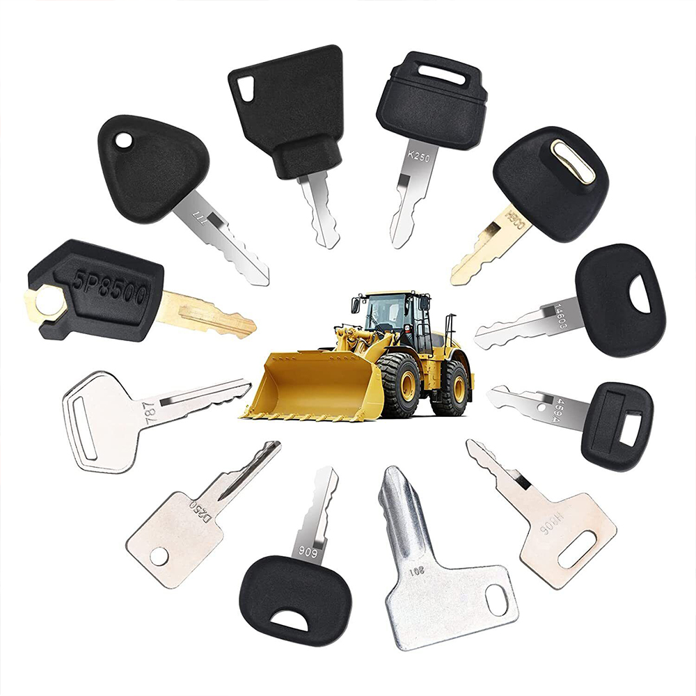 Heavy Equipment Komatsu - 12Pcs Heavy Equipment Construction Ignition Key