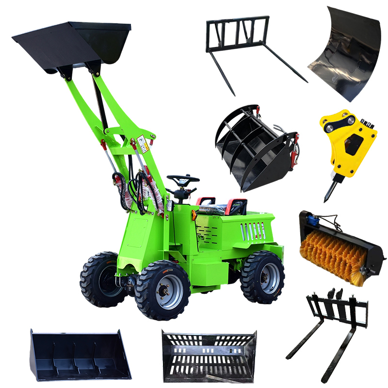 Mini Wheel Loader with Bucket  - đánh giá và giá Wheel Loader
