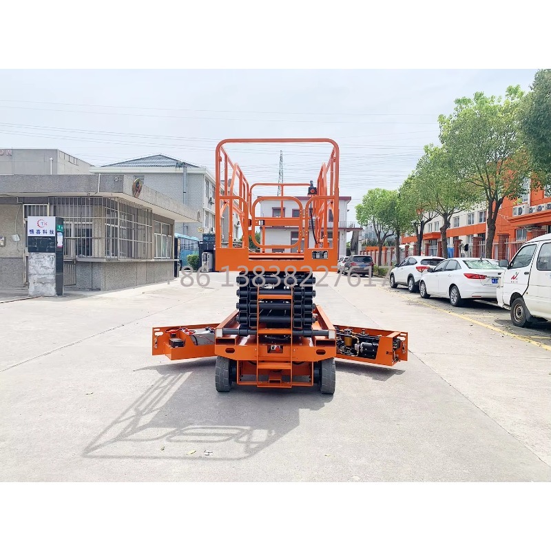 Solid Rubber Tires 8m 10m 12m  - đánh giá và giá Scissor Lift Table Hydraulic