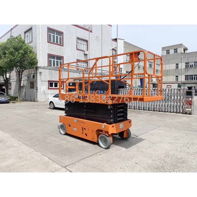 Solid Rubber Tires 8m 10m 12m  - đánh giá và giá Scissor Lift Table Hydraulic