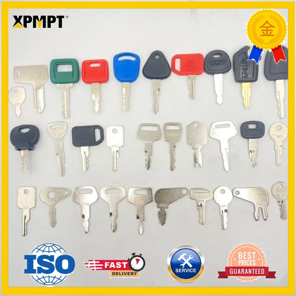 30PCS Heavy Equipment Keys Set - đánh giá và giá Heavy Equipment Komatsu
