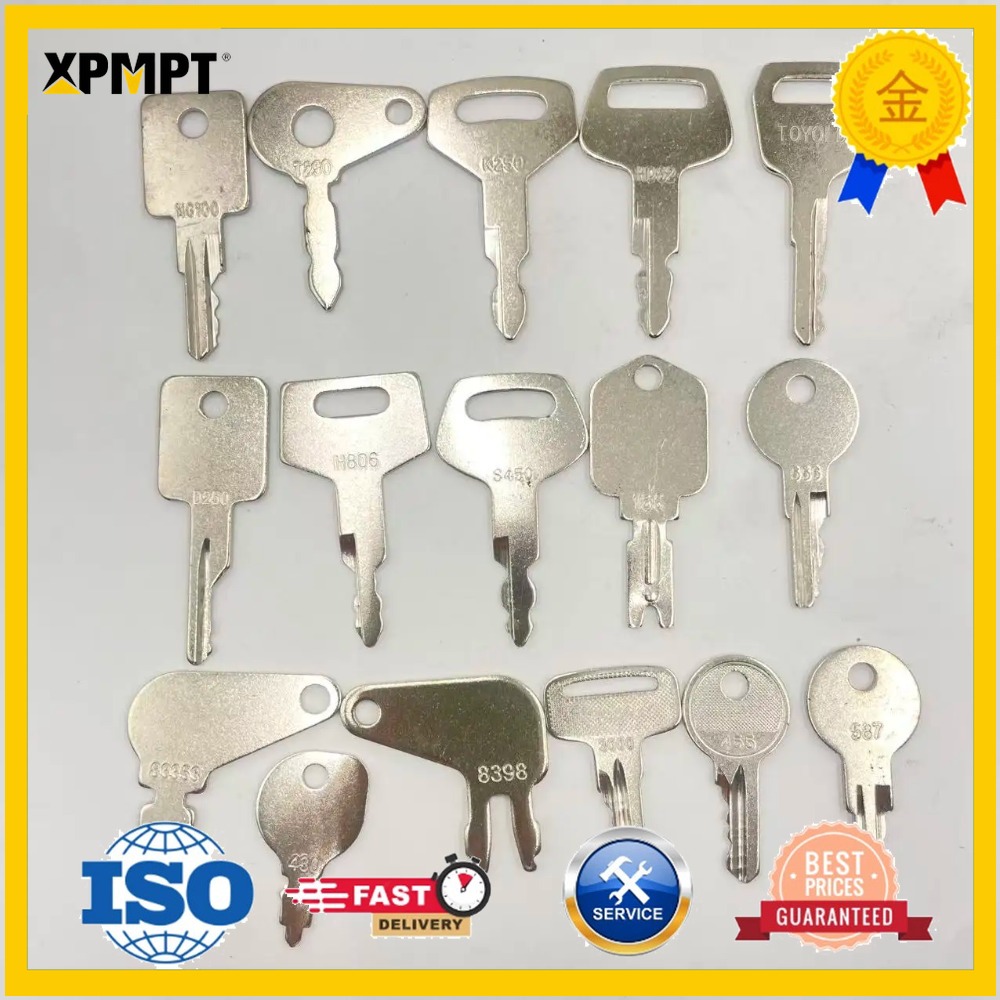30PCS Heavy Equipment Keys Set - đánh giá và giá Heavy Equipment Komatsu