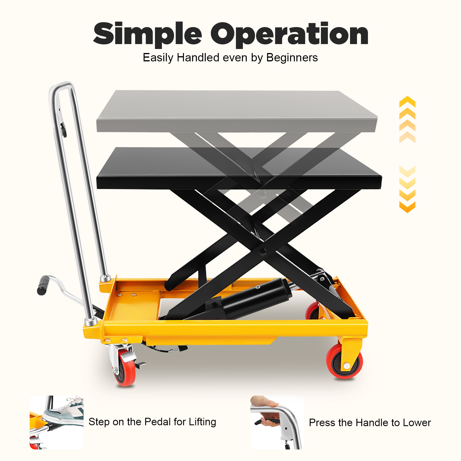 500lbs Hydraulic Scissor Lift  - đánh giá và giá Scissor Lift Table Hydraulic