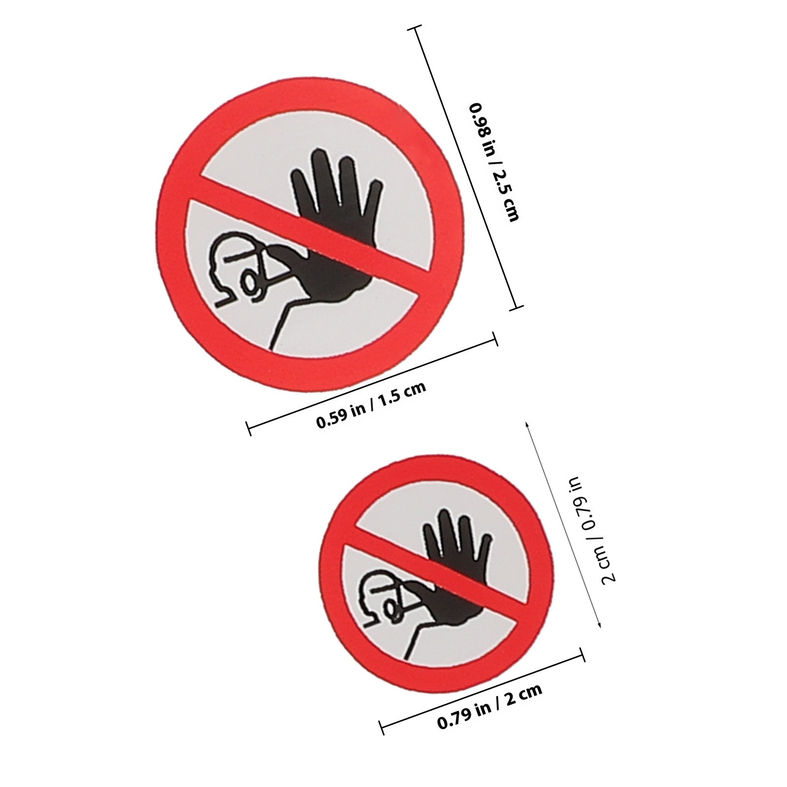20Pcs No Entrance Warning Labe - đánh giá và giá Heavy Equipment Sign